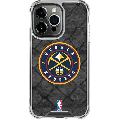 NBA Denver Nuggets Dark Rust iPhone 13 Pro Clear Case
