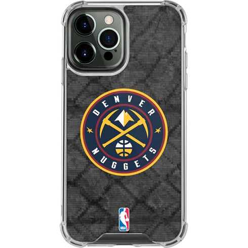 NBA Denver Nuggets Dark Rust iPhone 13 Pro Max Clear Case