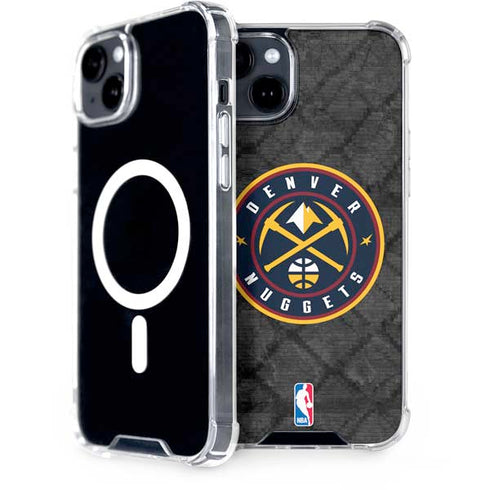 NBA Denver Nuggets Dark Rust iPhone 15 Plus MagSafe Case