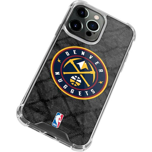 NBA Denver Nuggets Dark Rust iPhone 15 Pro Max Clear Case