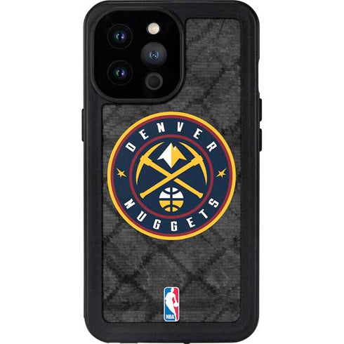 NBA Denver Nuggets Dark Rust iPhone 14 Pro Max Waterproof Case