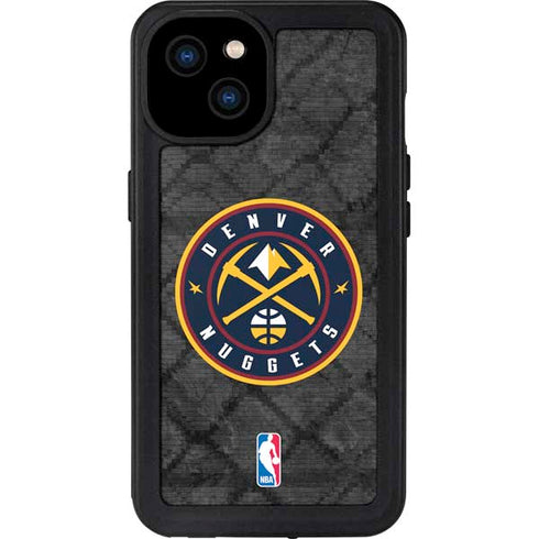 NBA Denver Nuggets Dark Rust iPhone 15 Plus Waterproof Case