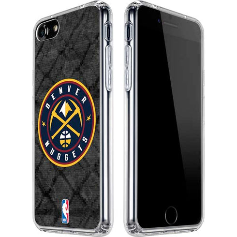 NBA Denver Nuggets Dark Rust iPhone SE (2nd & 3rd Gen) Clear Case
