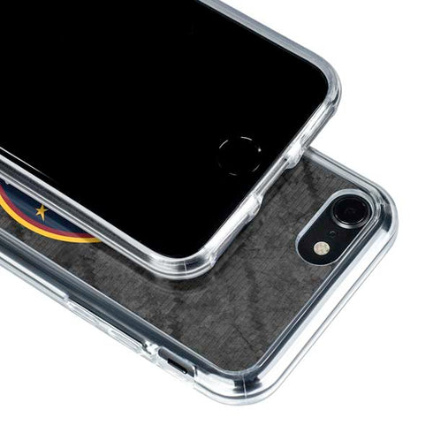 NBA Denver Nuggets Dark Rust iPhone SE (2nd & 3rd Gen) Clear Case