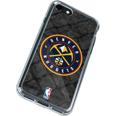 NBA Denver Nuggets Dark Rust iPhone SE (2nd & 3rd Gen) Clear Case