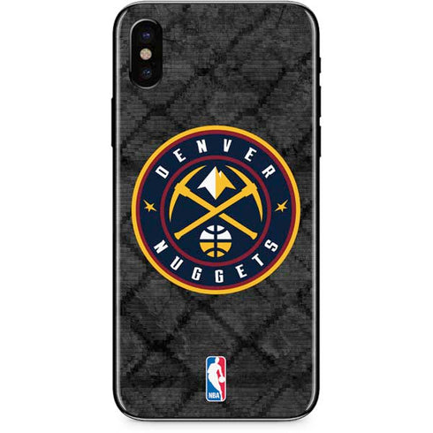 NBA Denver Nuggets Dark Rust iPhone X Skin