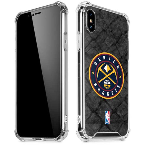 NBA Denver Nuggets Dark Rust iPhone XS Max Clear Case
