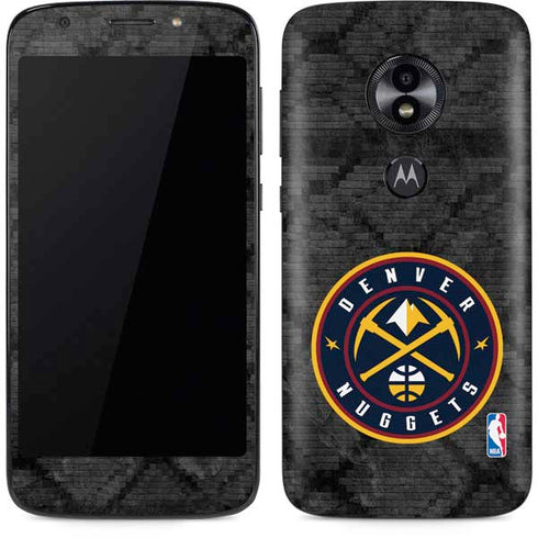 NBA Denver Nuggets Dark Rust Moto E5 Play Skin