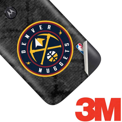 NBA Denver Nuggets Dark Rust Moto E5 Play Skin