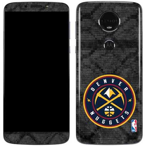 NBA Denver Nuggets Dark Rust Moto E5 Plus Skin