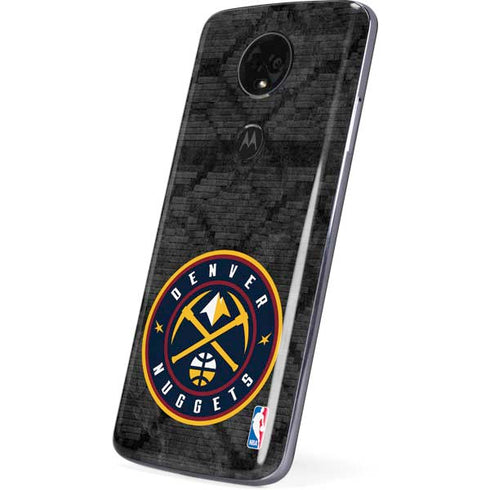 NBA Denver Nuggets Dark Rust Moto E5 Plus Skin