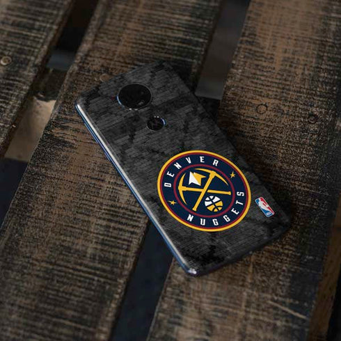 NBA Denver Nuggets Dark Rust Moto E5 Plus Skin