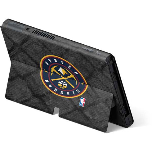 NBA Denver Nuggets Dark Rust Nintendo Switch OLED (2021) Skin