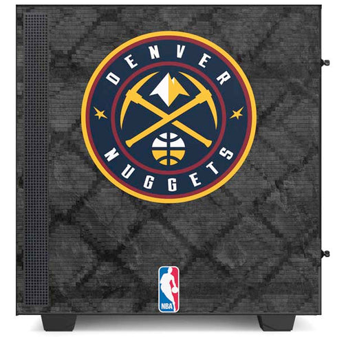 NBA Denver Nuggets Dark Rust NZXT H510 Compact ATX Mid-Tower Case Skin