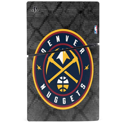 NBA Denver Nuggets Dark Rust PS5 Slim Disk Bundle Skin