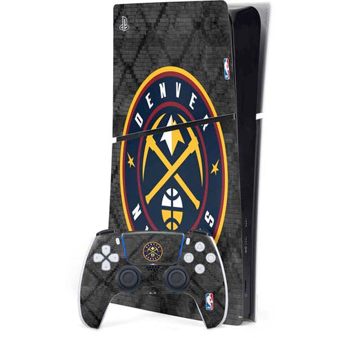 NBA Denver Nuggets Dark Rust PS5 Slim Digital Edition Console Skin
