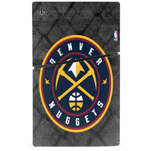 NBA Denver Nuggets Dark Rust PS5 Slim Digital Edition Console Skin