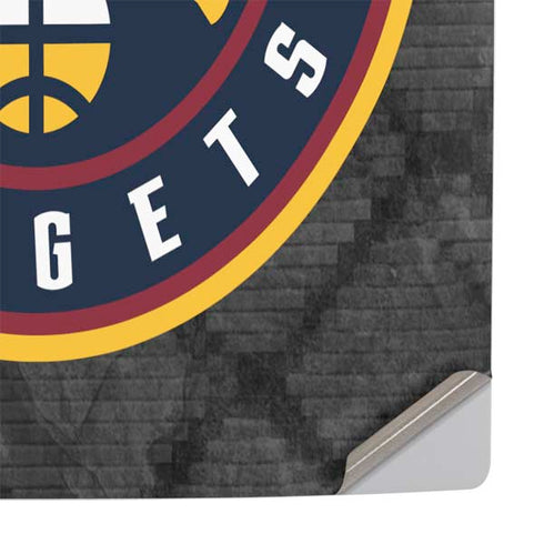 NBA Denver Nuggets Dark Rust PS5 Slim Digital Edition Console Skin