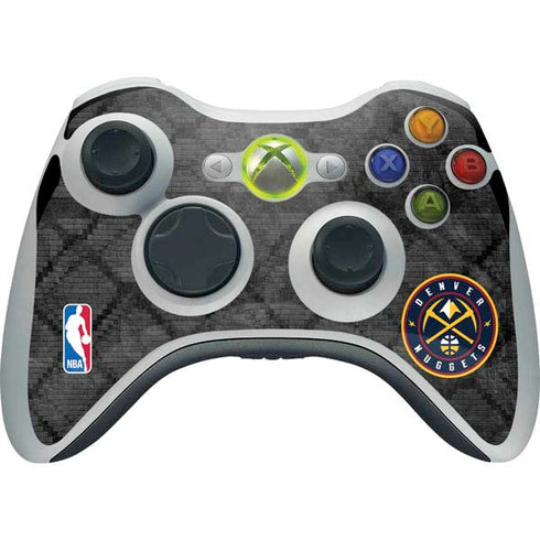 NBA Denver Nuggets Dark Rust Xbox 360 Wireless Controller Skin