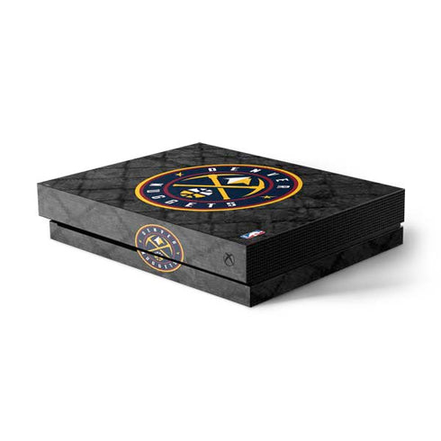 NBA Denver Nuggets Dark Rust Xbox One X Console Skin