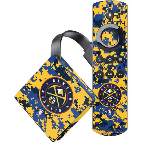 NBA Denver Nuggets Digi Camo Amazon Fire TV Skin