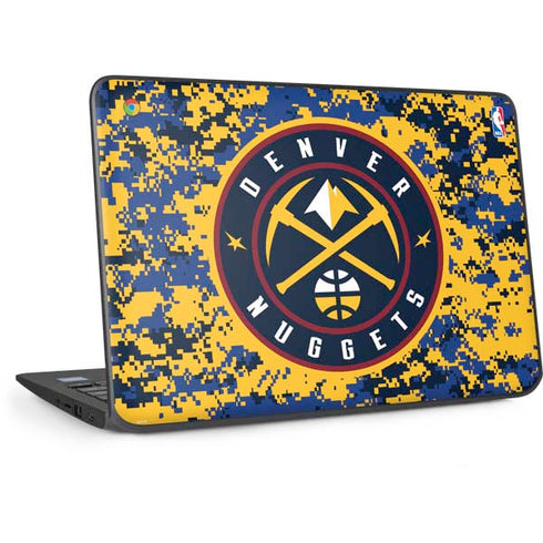 NBA Denver Nuggets Digi Camo HP Chromebook Skin
