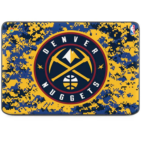 NBA Denver Nuggets Digi Camo HP Chromebook Skin