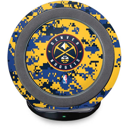 NBA Denver Nuggets Digi Camo Fast Charge Wireless Charging Stand Skin