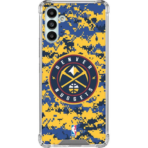 NBA Denver Nuggets Digi Camo Galaxy A13 5G Clear Case