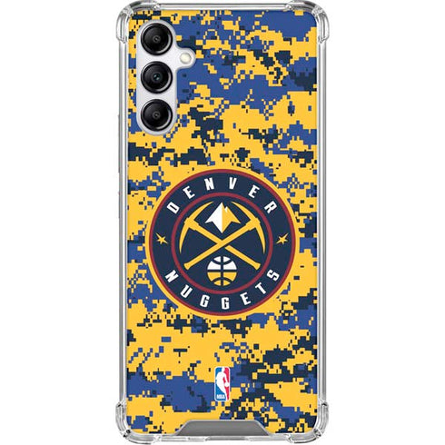NBA Denver Nuggets Digi Camo Galaxy A15 5G Clear Case