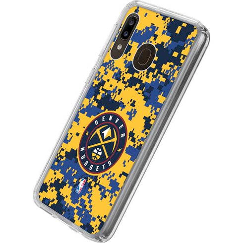 NBA Denver Nuggets Digi Camo Galaxy A20 Clear Case