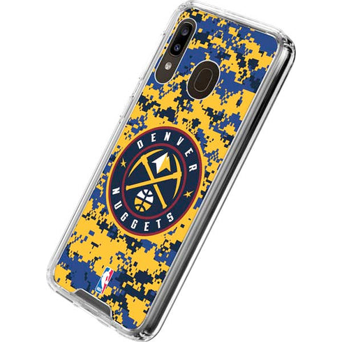 NBA Denver Nuggets Digi Camo Galaxy A30 Clear Case