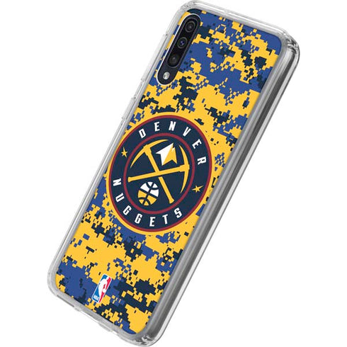 NBA Denver Nuggets Digi Camo Galaxy A50 Clear Case