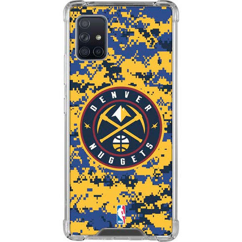 NBA Denver Nuggets Digi Camo Galaxy A51 5G Clear Case