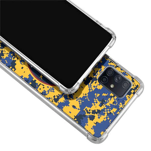 NBA Denver Nuggets Digi Camo Galaxy A51 5G Clear Case