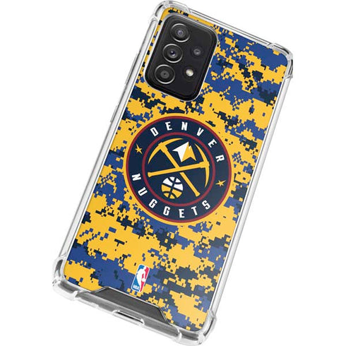 NBA Denver Nuggets Digi Camo Galaxy A52 5G Clear Case