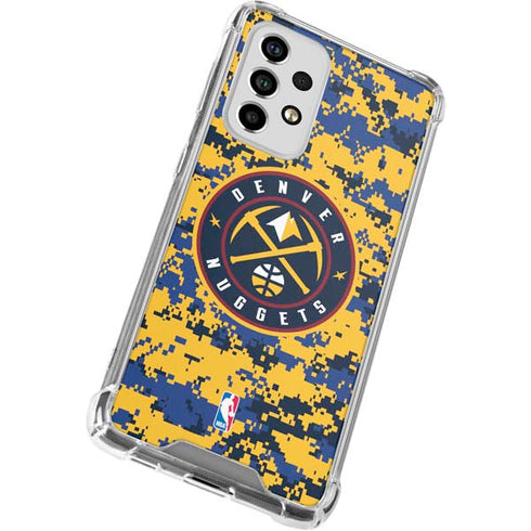 NBA Denver Nuggets Digi Camo Galaxy A53 5G Clear Case