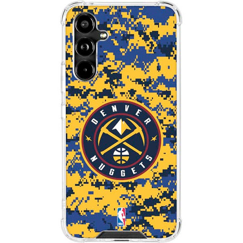 NBA Denver Nuggets Digi Camo Galaxy A54 5G Clear Case