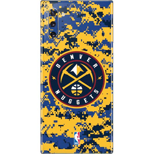 NBA Denver Nuggets Digi Camo Galaxy Note 10 Skin