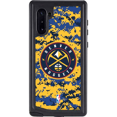 NBA Denver Nuggets Digi Camo Galaxy Note 10 Waterproof Case