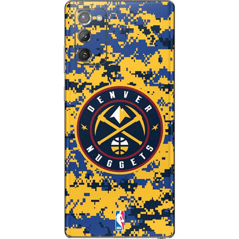 NBA Denver Nuggets Digi Camo Galaxy Note20 5G Skin