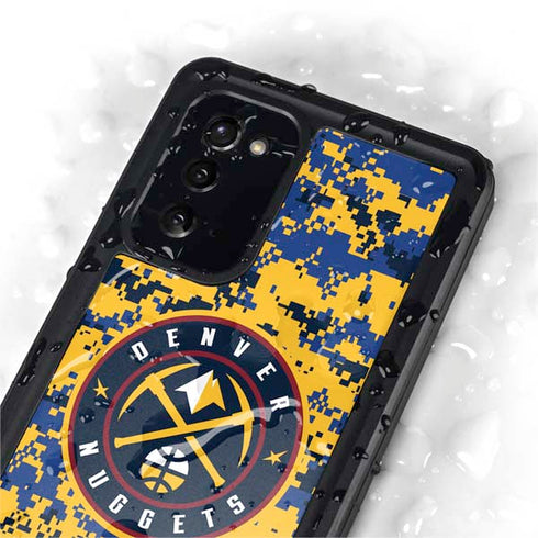 NBA Denver Nuggets Digi Camo Galaxy Note20 5G Waterproof Case