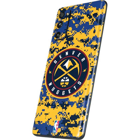 NBA Denver Nuggets Digi Camo Galaxy S20 Fan Edition Skin