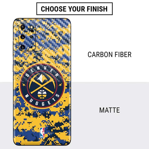 NBA Denver Nuggets Digi Camo Galaxy S20 Plus Skin