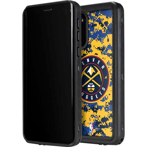 NBA Denver Nuggets Digi Camo Galaxy S20 Plus Waterproof Case
