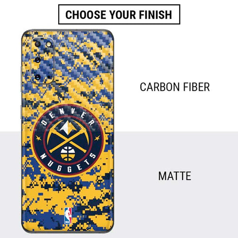 NBA Denver Nuggets Digi Camo Galaxy S20 Skin