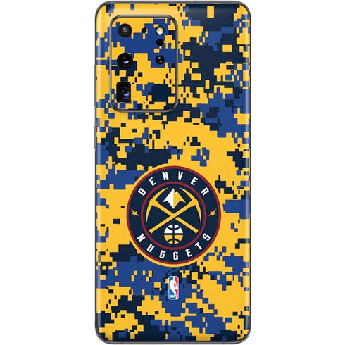 NBA Denver Nuggets Digi Camo Galaxy S20 Ultra 5G Skin