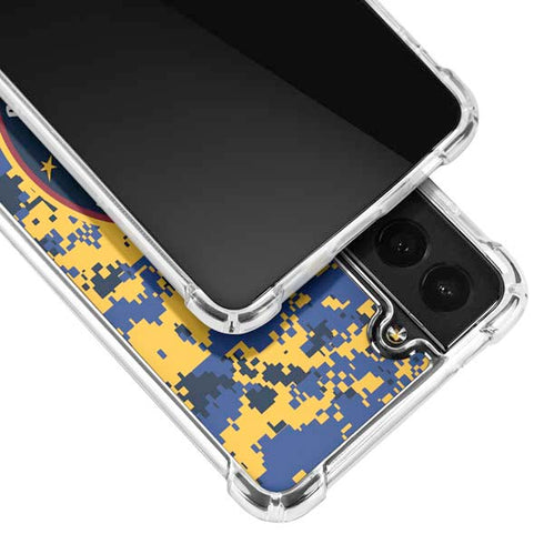 NBA Denver Nuggets Digi Camo Galaxy S21 FE Clear Case