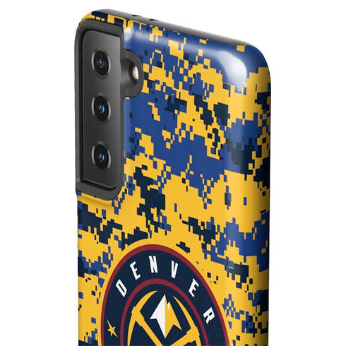 NBA Denver Nuggets Digi Camo Galaxy S21 Plus 5G Pro Case