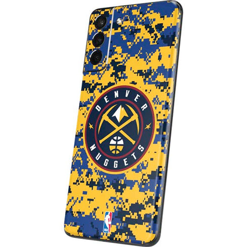 NBA Denver Nuggets Digi Camo Galaxy S21 Plus 5G Skin